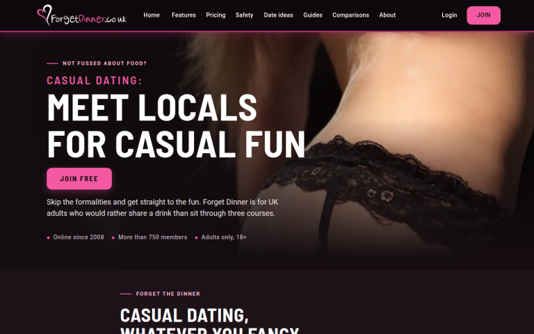 forgetdinner.co.uk Reviews & Reviews Website Screenshot