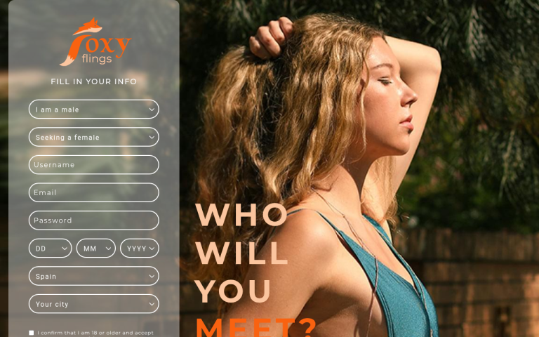 foxyflings.com Reviews & Reviews Website Screenshot