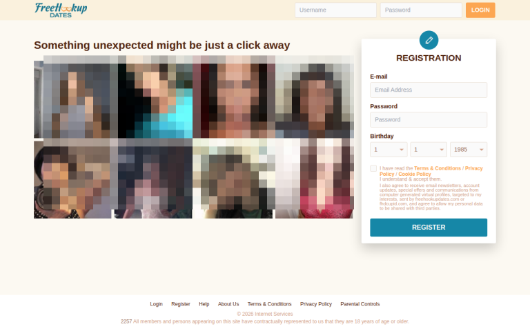 freehookupdates.com Reviews & Reviews Website Screenshot