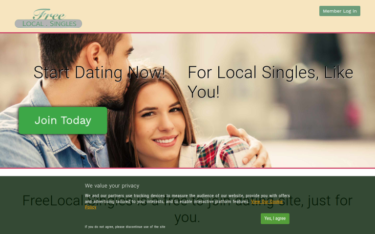 freelocal.singles Reviews & Reviews Website Screenshot