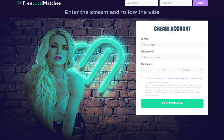 freelocalmatches.com Reviews & Reviews Website Screenshot