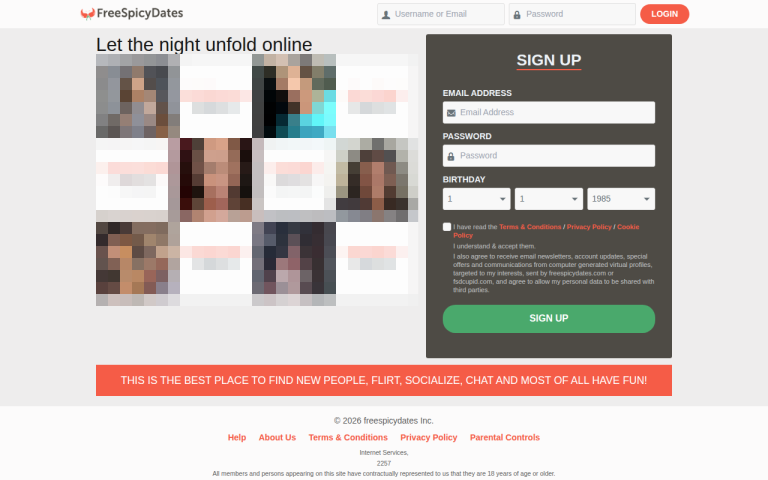 freespicydates.com Reviews & Reviews Website Screenshot