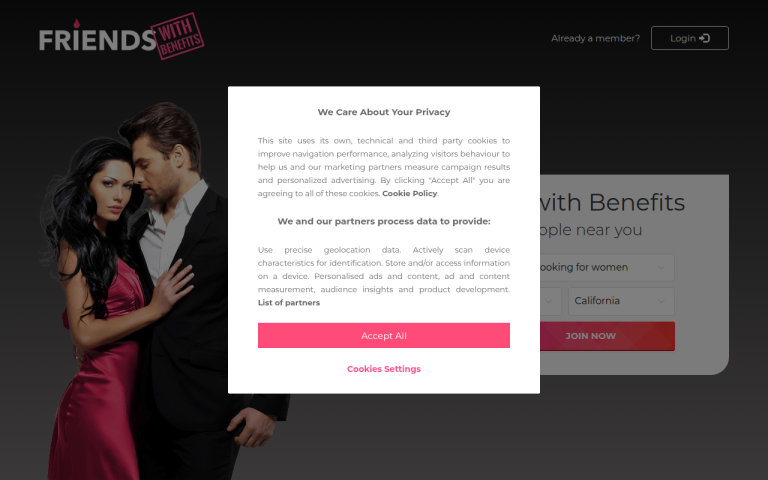 friends-with-benefits.com Reviews & Reviews Website Screenshot