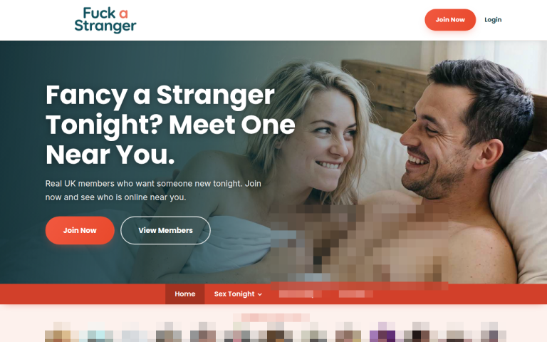 fuckastranger.co.uk Reviews & Reviews Website Screenshot