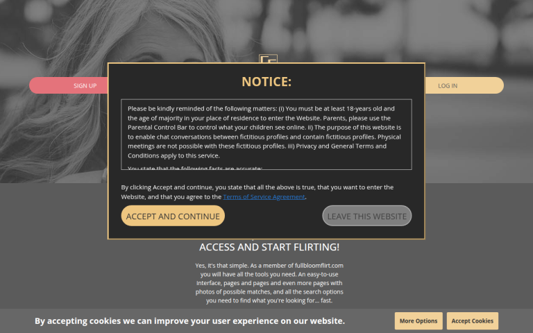 fullbloomflirt.com Reviews & Reviews Website Screenshot