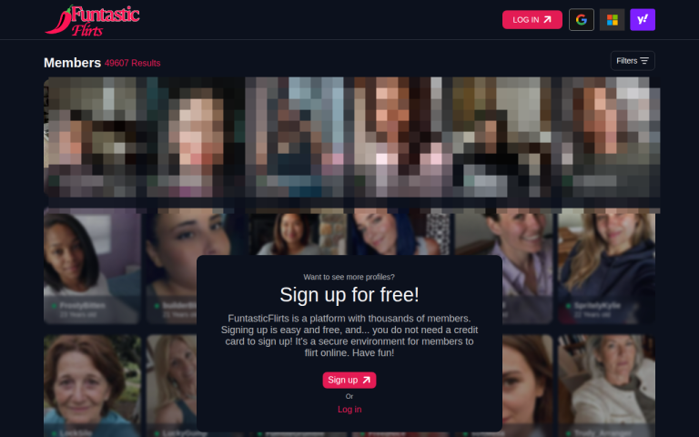 funtasticflirts.com Reviews & Reviews Website Screenshot