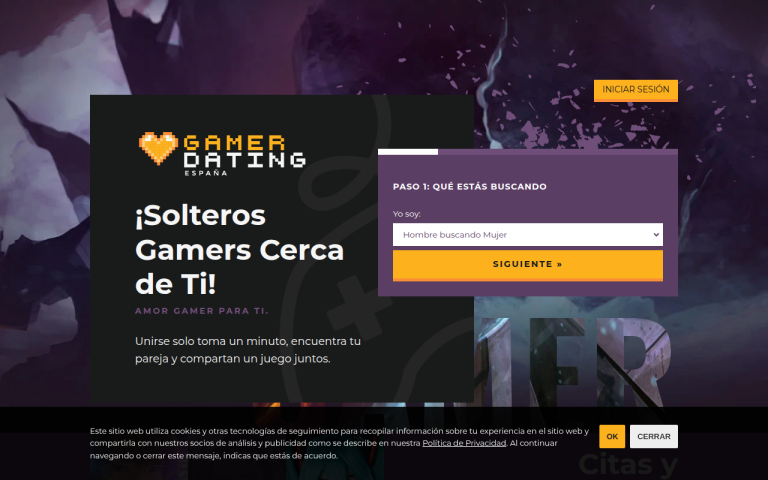 gamer-dating.com Reviews & Reviews Website Screenshot
