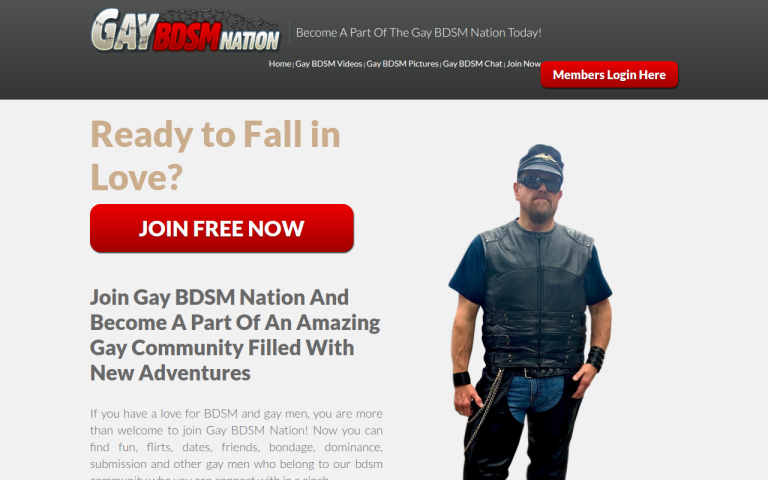 gaybdsmnation.com Reviews & Reviews Website Screenshot