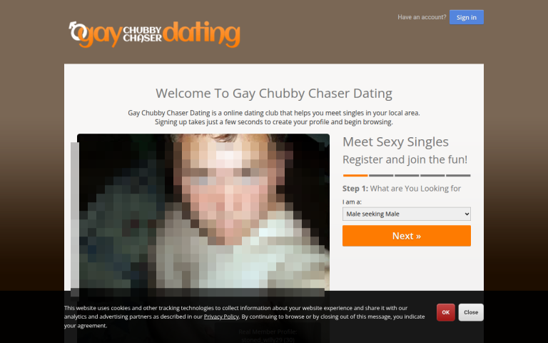 gaychubbychaserdating.com Reviews & Reviews Website Screenshot