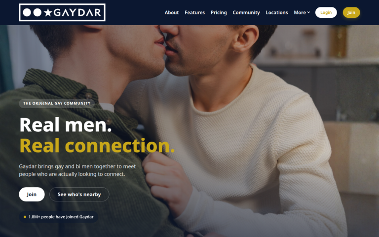gaydar.net Reviews & Reviews Website Screenshot
