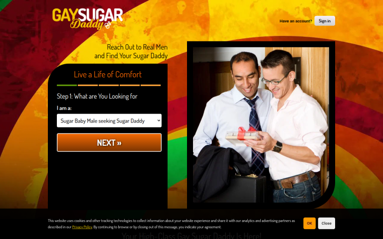 gaysugardaddy.com.au Reviews & Reviews Website Screenshot
