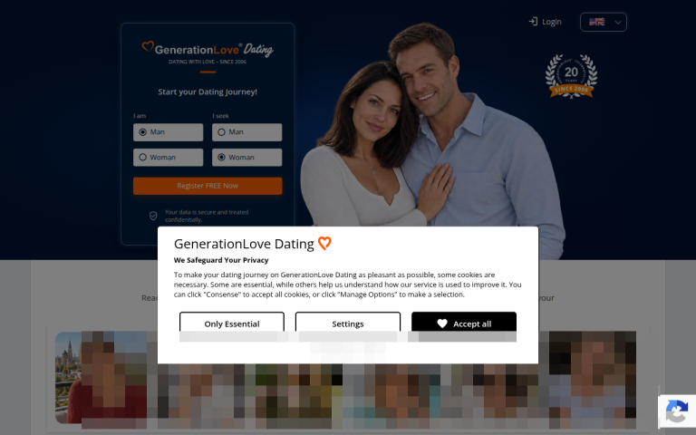 generationlove.com Reviews & Reviews Website Screenshot