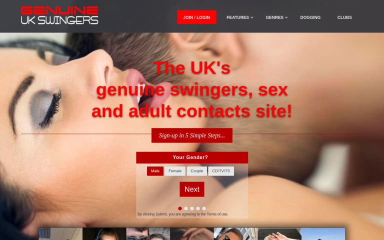 genuineukswingers.co.uk Reviews & Reviews Website Screenshot