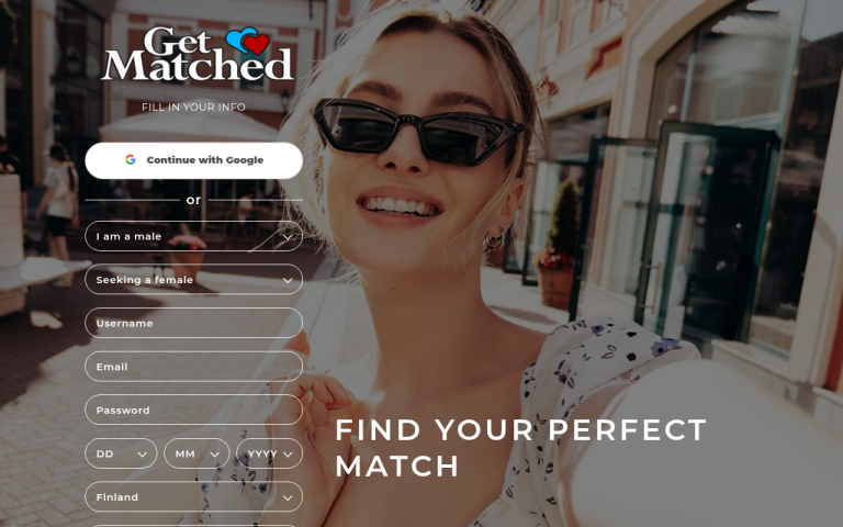 get-matched.com Reviews & Reviews Website Screenshot