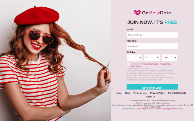 geteasydate.com Reviews & Reviews Website Screenshot