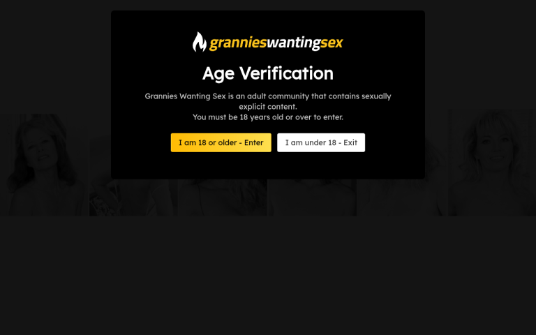 grannieswantingsex.com Reviews & Reviews Website Screenshot