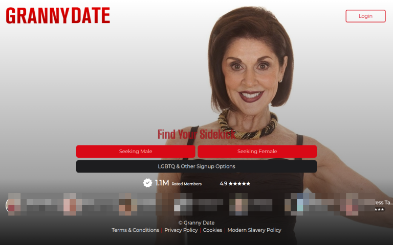 grannydate.net Reviews & Reviews Website Screenshot