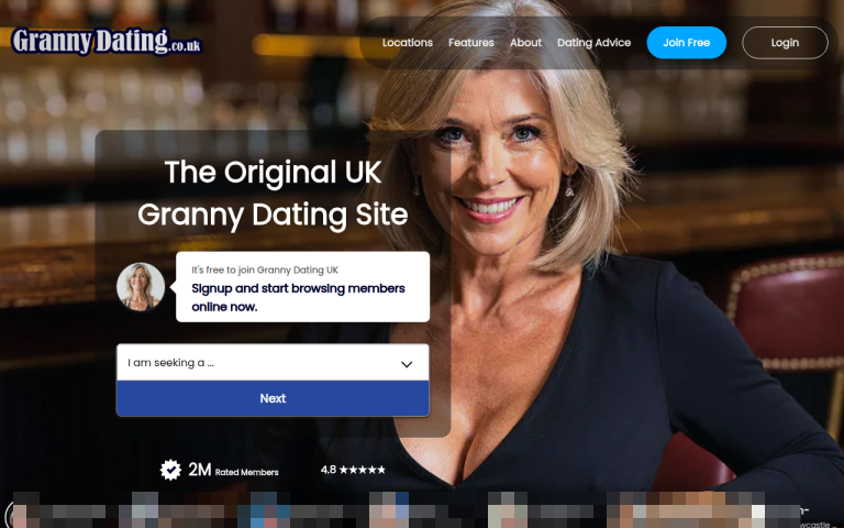 grannydating.co.uk Reviews & Reviews Website Screenshot