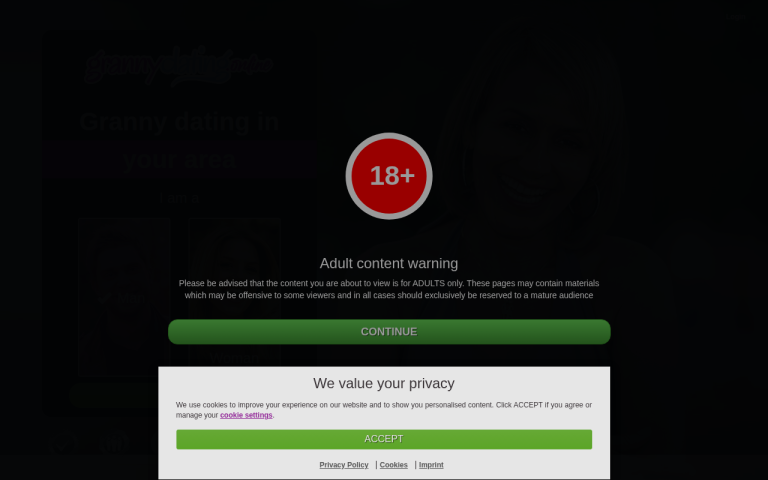 grannydating.online Reviews & Reviews Website Screenshot