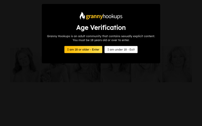 grannyhookups.co.uk Reviews & Reviews Website Screenshot