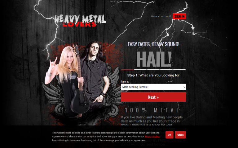 heavymetallovers.com Reviews & Reviews Website Screenshot
