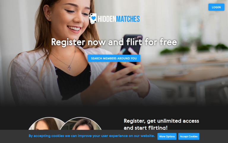 hiddenmatches.com Reviews & Reviews Website Screenshot