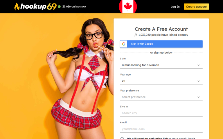 hookup69.com Reviews & Reviews Website Screenshot