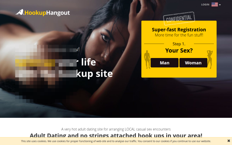 hookuphangout.com Reviews & Reviews Website Screenshot