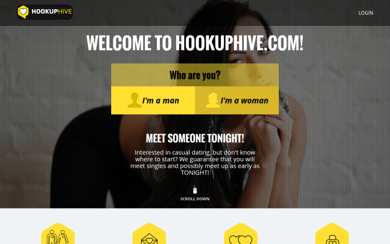 hookuphive.com Reviews & Reviews Website Screenshot