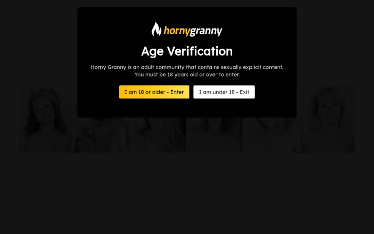 hornygranny.co.uk Reviews & Reviews Website Screenshot