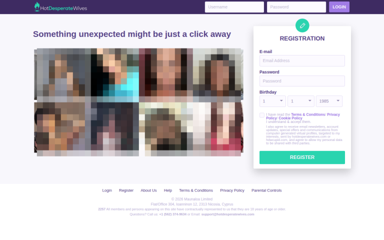 hotdesperatewives.com Reviews & Reviews Website Screenshot