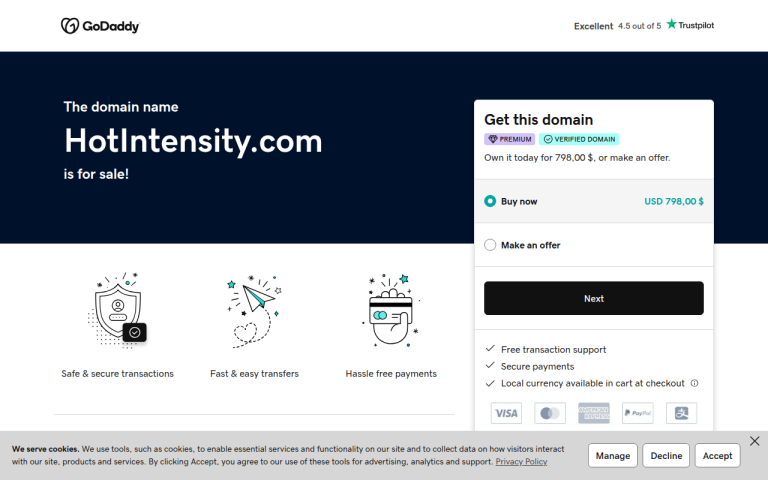 hotintensity.com Reviews & Reviews Website Screenshot