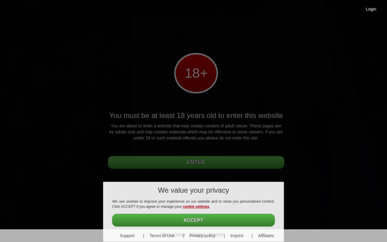 hotlocalslags.com Reviews & Reviews Website Screenshot