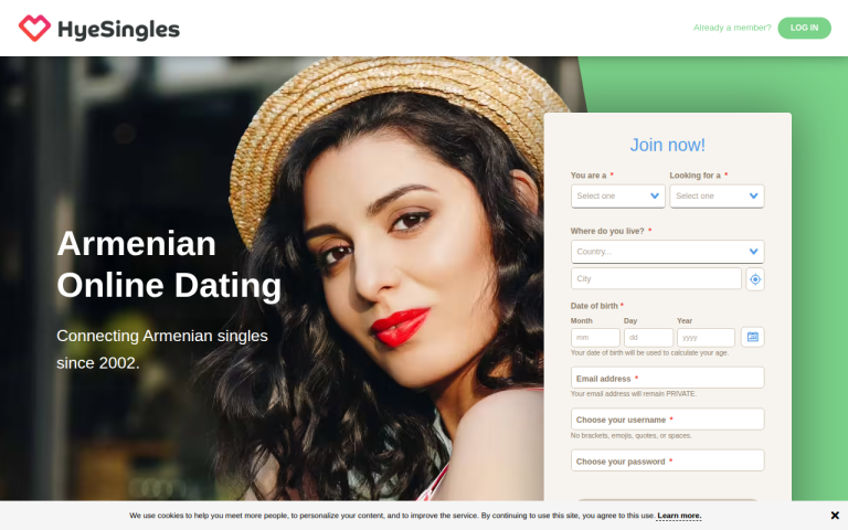 hyesingles.com Reviews & Reviews Website Screenshot