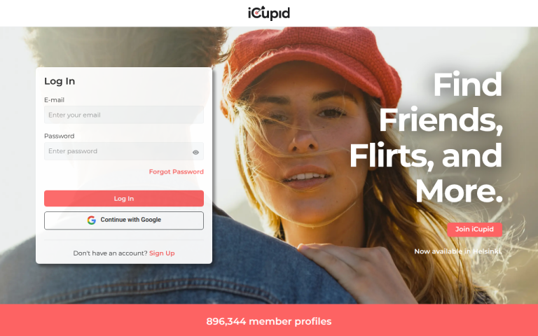 icupid.com Reviews & Reviews Website Screenshot