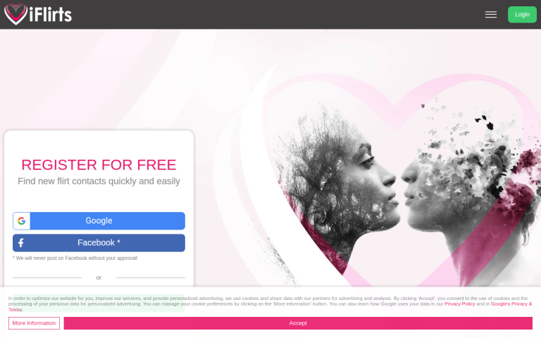 iflirts.com Reviews & Reviews Website Screenshot