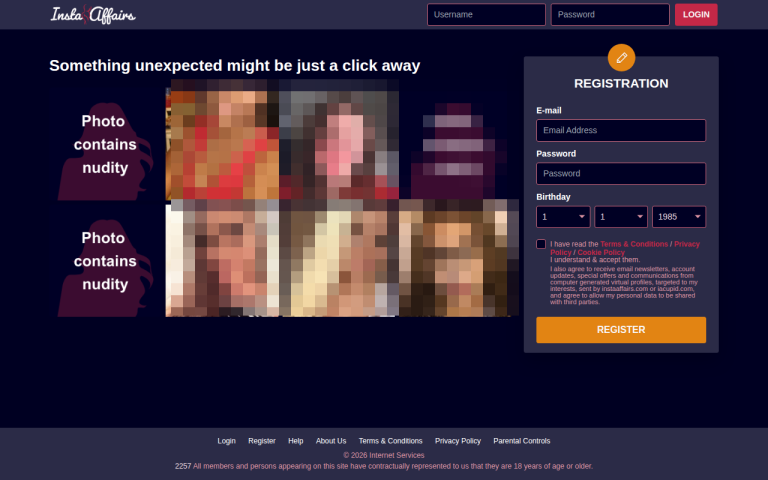 instaaffairs.com Reviews & Reviews Website Screenshot