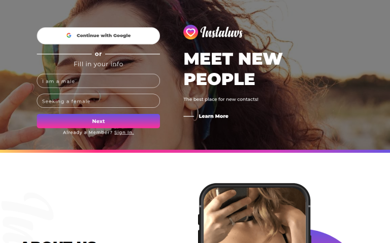 instaluvs.com Reviews & Reviews Website Screenshot