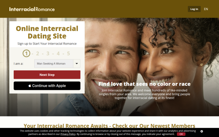 interracialromance.com Reviews & Reviews Website Screenshot