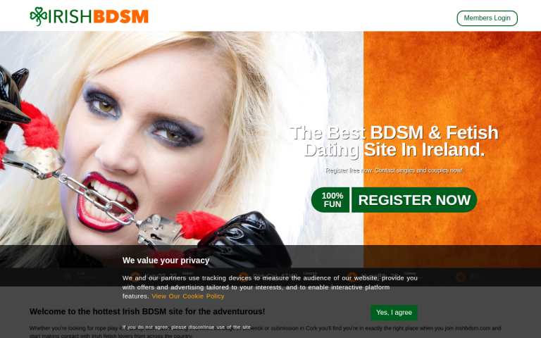 irishbdsm.com Reviews & Reviews Website Screenshot