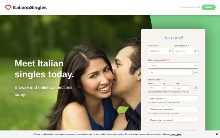 italianosingles.com Reviews & Reviews Website Screenshot