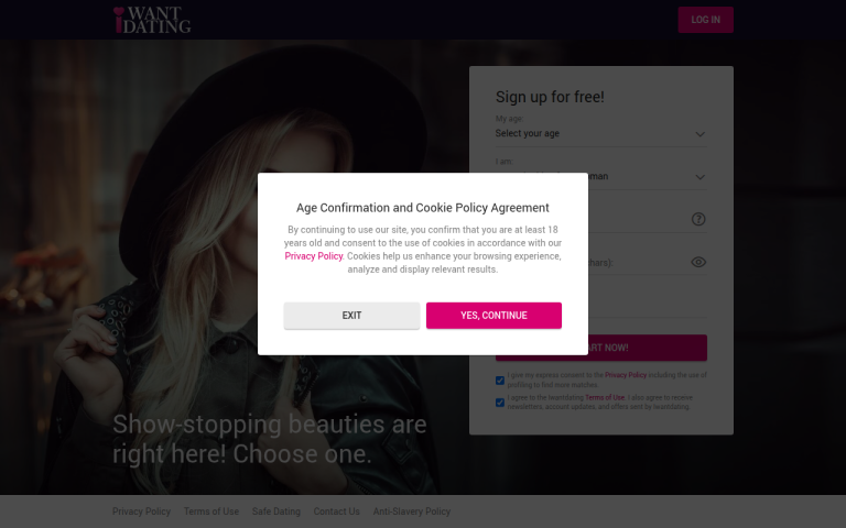 iwantdating.com Reviews & Reviews Website Screenshot