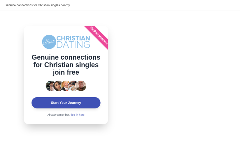 justchristiandating.com Reviews & Reviews Website Screenshot