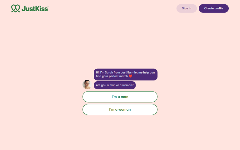 justkiss.com Reviews & Reviews Website Screenshot