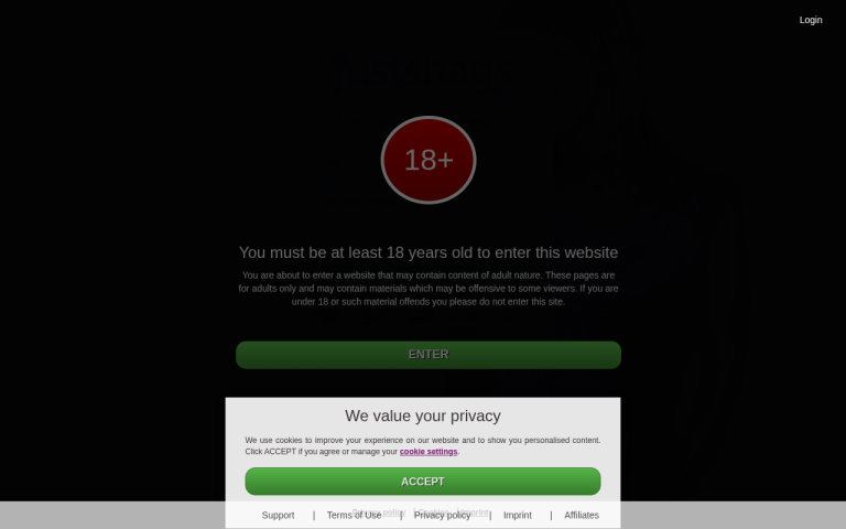justshags.co.uk Reviews & Reviews Website Screenshot