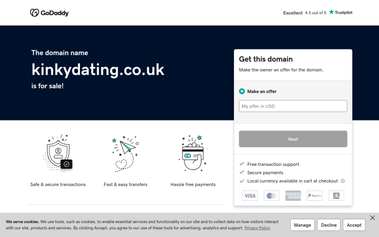kinkydating.co.uk Reviews & Reviews Website Screenshot