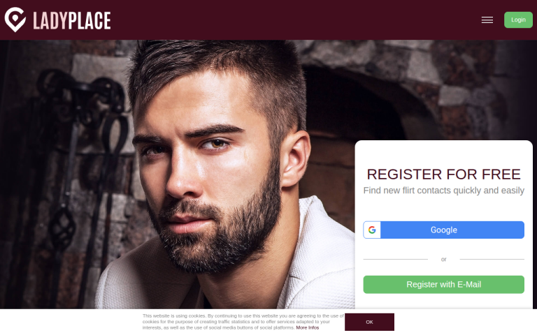 ladyplace.com Reviews & Reviews Website Screenshot