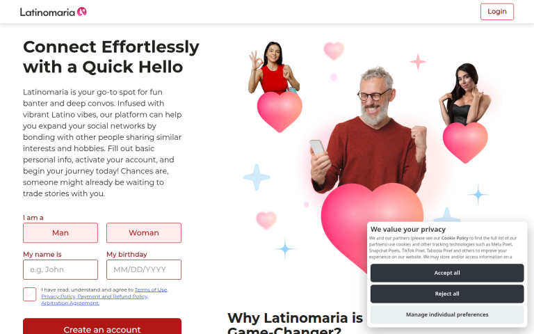 latinomaria.com Reviews & Reviews Website Screenshot