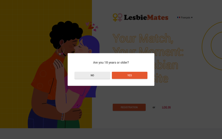 lesbiemates.com Reviews & Reviews Website Screenshot