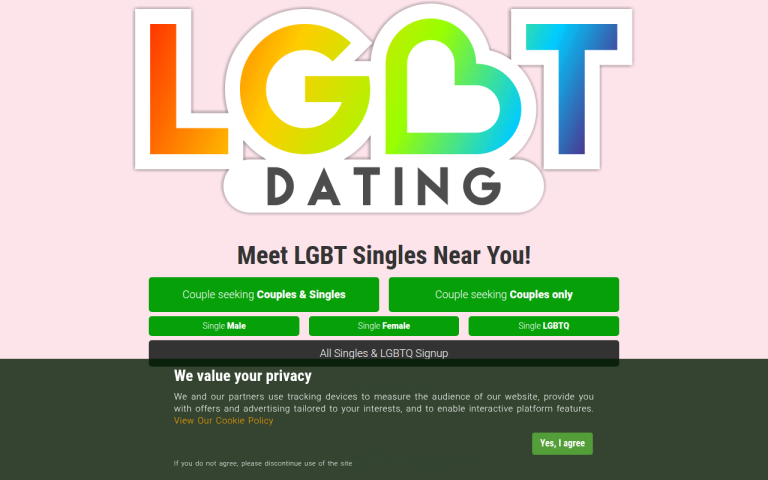 lgbtdating.co Reviews & Reviews Website Screenshot